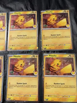 Lot Of 11 - Pikachu 51/162 Stamped 2026 Pokemon Day 30th Anniversary Promo TCG - Image 4