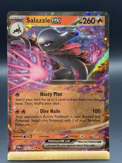 Pokemon TCG: Salazzle EX 16/88, Perfect Order Double Rare - Image 1