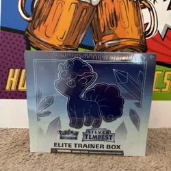 Pokemon TCG Sword & Shield Silver Tempest ETB Elite Trainer Box Sealed - Image 1