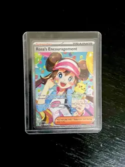 Rosa’s Encouragement 123/088 Pokemon SIR Full Art Perfect Order Edition Rare - Image 1