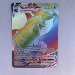 Pokemon TCG 2019 Sword & Shield Darkness Ablaze Salamence VMAX 194/189 - Image 1