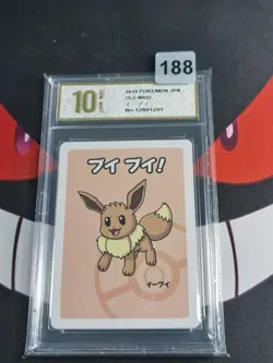 Pokemon GEM-MT Eevee 2019 Old Maid Japanese-Pyxis gold 10 - Image 1