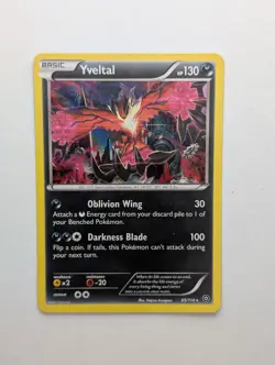 Yveltal 65/114 Pokemon TCG XY: Steam Siege Reverse Holo LP - Image 1