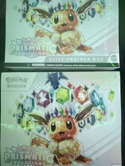 Pokemon TCG - Prismatic Evolutions ETB - Lot Of 2 - Brand New / Sealed - Image 3