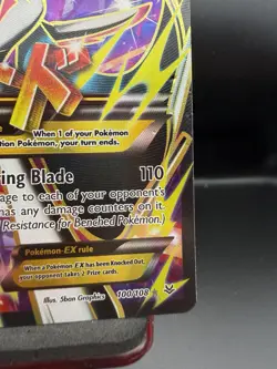 M Gallade EX (100 Full Art) 100/108 Holo - Pokemon TCG XY - Roaring Skies MP - Image 4
