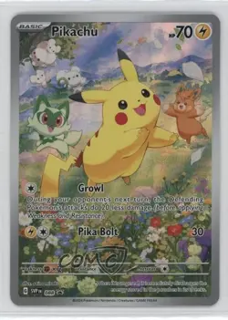 Pikachu (Paldea Adventure Chest) Holo Pokemon Scarlet & Violet Black Star Promo - Image 1
