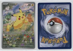 Pikachu (Paldea Adventure Chest) Holo Pokemon Scarlet & Violet Black Star Promo - Image 3