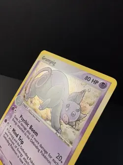 2003 Grumpig 6/97 EX Dragon Holo Rare Pokemon TCG Ereader Vintage - Image 2