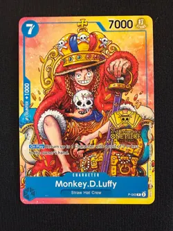 Monkey.D.Luffy (2nd Anniversary Stamped Promo) P-043 One Piece Promotion... - Image 1