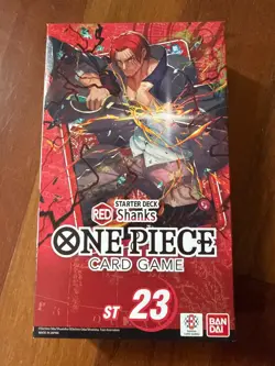 One Piece Card Game – Starter Deck RED Shanks ST‑23 (ST23) | English | Sealed - Image 1