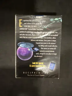 Star Trek The Next Generation Customizable Card Game 60 Card Starter Set Sealed 45748101503 - Image 2