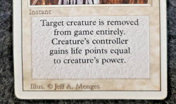 Swords to Plowshares Magic the Gathering Revised Edition MTG card (DS3D1K7) - Image 5