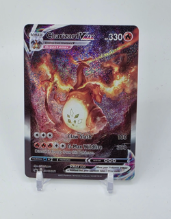Custom SPARKLING HOLO Charizard Vmax Card READ DESCRIPTION BELOW - Image 1