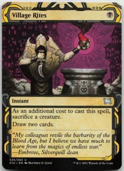 MTG Village Rites U Strixhaven: Mystical Archives 35 LP - Image 1