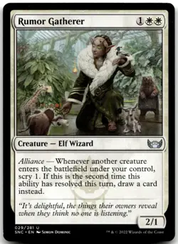 MTG Rumor Gatherer U Streets of New Capenna 29 LP - Image 1