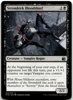 MTG Stromkirk Bloodthief U Innistrad: Midnight Hunt 123 LP - Image 1
