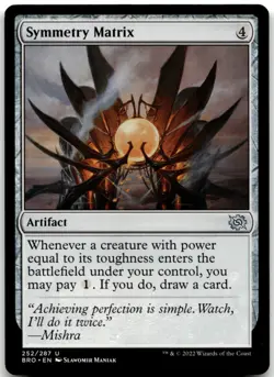 MTG Symmetry Matrix U The Brothers' War 252 LP - Image 1