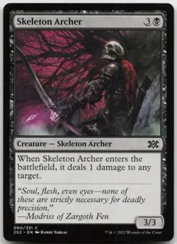 MTG Skeleton Archer C Double Masters 2022 90 LP - Image 1