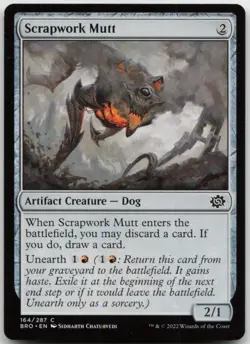 MTG Scrapwork Mutt C The Brothers' War 164 LP - Image 1