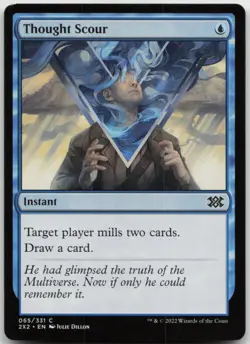 MTG Thought Scour C Double Masters 2022 65 LP - Image 1