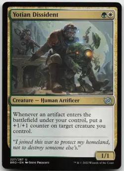 MTG Yotian Dissident U The Brothers' War 227 LP - Image 1
