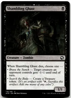 MTG Shambling Ghast C Adventures in the Forgotten Realms 119 LP - Image 1