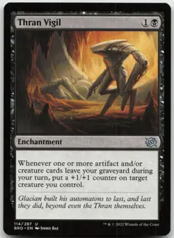 MTG Thran Vigil U The Brothers' War 114 LP - Image 1