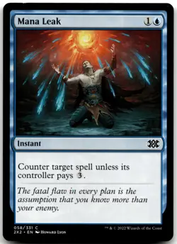 MTG Mana Leak C Double Masters 2022 58 LP - Image 1