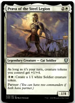 MTG Prava of the Steel Legion U Commander Legends 38 LP - Image 1