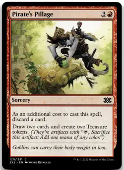 MTG Pirate's Pillage C Double Masters 2022 120 LP - Image 1