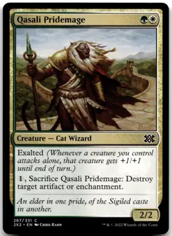 MTG Qasali Pridemage C Double Masters 2022 267 LP - Image 1
