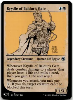 MTG Krydle of Baldur's Gate (Showcase) U The List Reprints 343/281 LP - Image 1