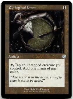MTG Springleaf Drum U The Brothers' War: Retro Frame Artifacts 55 LP - Image 1