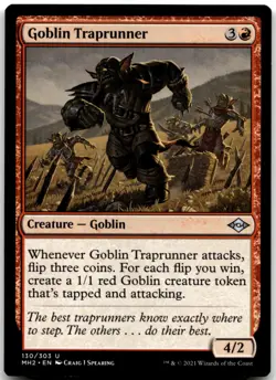 MTG Goblin Traprunner U Modern Horizons 2 130 LP - Image 1