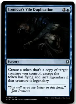 MTG Irenicus's Vile Duplication U Commander Legends: Battle for Baldur's Gate 78 - Image 1