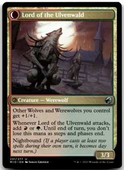 MTG Kessig Naturalist U Innistrad: Midnight Hunt 231 LP - Image 2