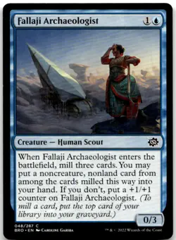 MTG Fallaji Archaeologist C The Brothers' War 48 LP - Image 1