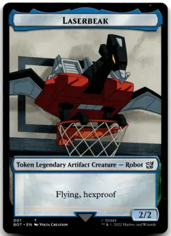 MTG Laserbeak Token T Universes Beyond: Transformers 1 LP - Image 1