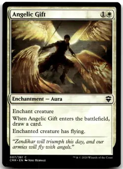 MTG Angelic Gift C Commander Legends 7 LP - Image 1