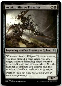 MTG Armix, Filigree Thrasher U Commander Legends 108 LP - Image 1