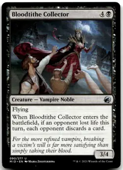 MTG Bloodtithe Collector U Innistrad: Midnight Hunt 90 LP - Image 1