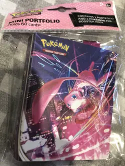 Pokemon TCG Fusion Strike Mini Portfolio Album Binder And Booster Pack Sealed - Image 1