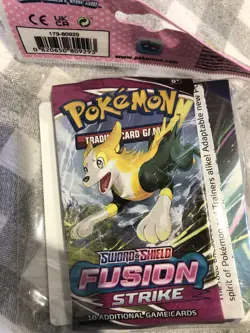 Pokemon TCG Fusion Strike Mini Portfolio Album Binder And Booster Pack Sealed - Image 2