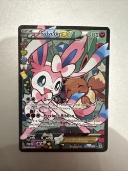 Pokemon TCG Sylveon EX Full Art RC32-32 Generations Radiant Collection Rare - Image 1