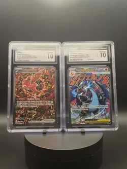 Pokemon Promo 023 MEGA CHARIZARD X EX & 024 ORICORIO EX PSA 10 UPC CGC 10 Set - Image 1