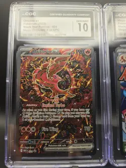 Pokemon Promo 023 MEGA CHARIZARD X EX & 024 ORICORIO EX PSA 10 UPC CGC 10 Set - Image 3