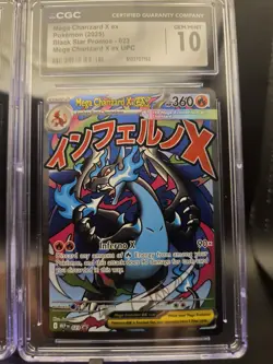 Pokemon Promo 023 MEGA CHARIZARD X EX & 024 ORICORIO EX PSA 10 UPC CGC 10 Set - Image 5