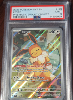 Pokemon Company Eevee 173 SVP Scarlet & Violet Promo Holo English PSA 9 2025 - Image 1