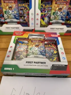 Pokemon TCG - First Partner Illustration Collection Box Series 1 - Sealed 3 Pack - Image 4
