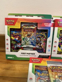 Pokemon TCG - First Partner Illustration Collection Box Series 1 - Sealed 3 Pack - Image 5